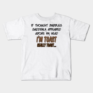 Bad Thought (Light B/G) Kids T-Shirt